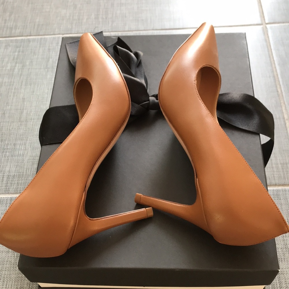 Marco Barbabella honey leather pumps Italy - Picture 6 of 9